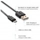 V-TAC Καλώδιο USB Micro 1m Μαύρο Pearl Series 8481