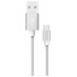 V-TAC Καλώδιο micro USB ασημί σειρά platinum 1m SKU: 8489