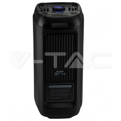 V-TAC Επαναφορτιζόμενο Ηχείο 40W με Μικρόφωνο Τηλεχειριστήριο RF και Φωτισμό RGB 8980