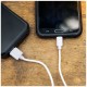 V-TAC Καλώδιο Micro USB λευκό 1m Pearl Series 8480