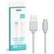 V-TAC Καλώδιο Micro USB λευκό 1m Pearl Series 8480