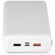Φορτιστής Μπαταριά Jumbo Power Bank 30000mAh με δύο Θύρες USB, micro USB & Type C Χρώμα Λευκό 8902