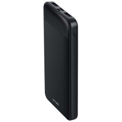 V-TAC 7833 Power Bank 10000mAh με Θύρα USB-A και Θύρα USB-C Μαύρο