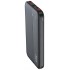 V-TAC Power Bank 10000mAh με Θύρα USB-A και Θύρα USB-C Μαύρο