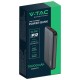 V-TAC Power Bank 10000mAh με Θύρα USB-A και Θύρα USB-C Μαύρο