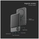 V-TAC MagSafe Power Bank 5000mAh 20W με Θύρα USB-C Σκούρο Γκρι