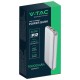 V-TAC Power Bank 10000mAh με Θύρα USB-A και Θύρα USB-C Λευκό