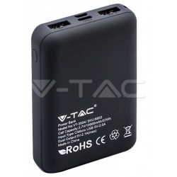 Φορτιστής Μπαταριά Power Bank 10000mAh με οθόνη και δύο Θύρες USB Χρώμα Γκρι