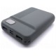 Φορτιστής Μπαταριά Power Bank 10000mAh με οθόνη και δύο Θύρες USB Χρώμα Γκρι