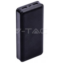 Φορτιστής Μπαταρία Power Bank 20000mAh με  δύο Θύρες USB Χρώμα Μαύρο 8190
