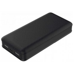 Φορτιστής Μπαταρία Power Bank 20000mAh με  δύο Θύρες USB Χρώμα Μαύρο 8190