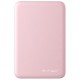 Φορτιστής Μπαταριά Power Bank 5000mAh με δύο Θύρες USB Χρώμα Ροζ