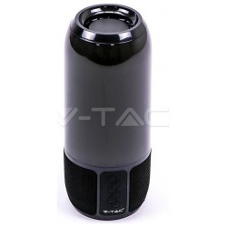 V-TAC Επιτραπέζιο φωτιστικό  LED Ηχείο Bluetooth 2x3W RGB με USB και TF Card Χρώμα Μαύρο 8570
