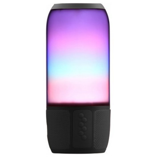 V-TAC Επιτραπέζιο φωτιστικό  LED Ηχείο Bluetooth 2x3W RGB με USB και TF Card Χρώμα Μαύρο 8570