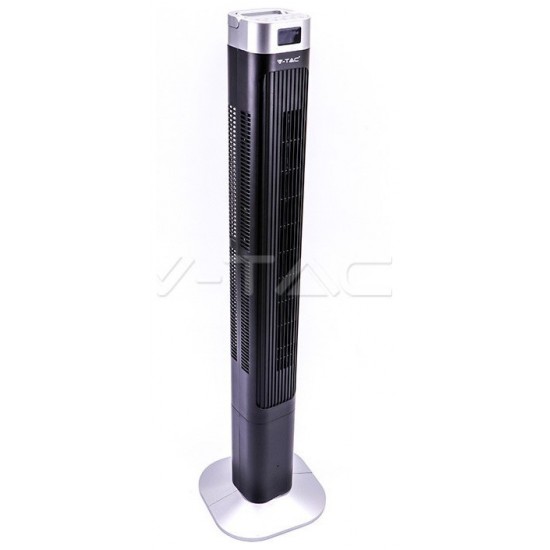 Ανεμιστήρας Στήλη Δαπέδου V-TAC 46” ίντσες 55W με Οθόνη και Χειριστήριο Μαύρος 7901