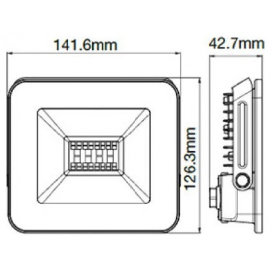 V-TAC LED Προβολέας BLUETOOTH SMD 20W RGB+W/WW/DW  Λευκός Συμβατός με V-TAC Smart Light 5984