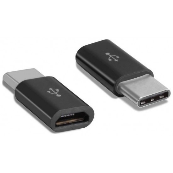 V-TAC Αντάπτορας μετατροπής Micro USB σε Type C Μαύρος 8471