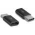 V-TAC Αντάπτορας μετατροπής Micro USB σε Type C Μαύρος 8471