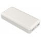 Φορτιστής Μπαταριά Power Bank 20000mAh με  δύο Θύρες USB Χρώμα Λευκό 8189