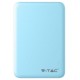 Φορτιστής Μπαταριά Power Bank 5000mAh με δύο Θύρες USB Χρώμα Γαλάζιο 8195
