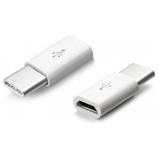 V-TAC Αντάπτορας μετατροπής Micro USB σε Type C Λευκός 8472