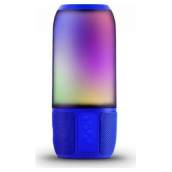 V-TAC Επιτραπέζιο φωτιστικό  LED Ηχείο Bluetooth 2x3W RGB με USB και TF Card Χρώμα Μπλε 8569