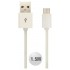 V-TAC Καλώδιο USB- TYPE C 1,5 μέτρο Λευκό 8456