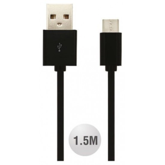 V-TAC Καλώδιο USB- TYPE C 1,5 μέτρο Μαύρο 8454
