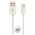 V-TAC Καλώδιο USB- TYPE C 3 μέτρα Λευκό 8457