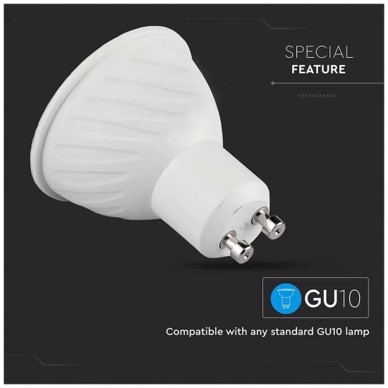 LED V-TAC Έξυπνο Σποτ GU10 4.5W RA80 WIFI Ψυχρό + Θερμό Dimmable Συμβατό με V-TAC SMART Light, Amazon Alexa και Google Home 2750