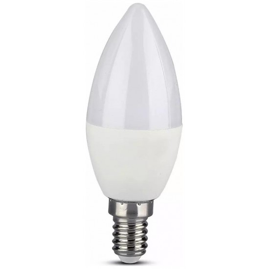 LED V-TAC Έξυπνη Λάμπα Ε14 Κεράκι 4.5W RGB + Θερμό και Ψυχρό Λευκό Dimmable Συμβατή με V-TAC SMART Light, Amazon Alexa και Google Home 2754