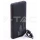 Φορτιστής Μπαταριά Power Bank 10000mAh με οθόνη  USB Type C Χρώμα Ροζ 8873