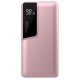 Φορτιστής Μπαταριά Power Bank 10000mAh με οθόνη  USB Type C Χρώμα Ροζ 8873
