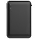 Φορτιστής Μπαταριά Power Bank 5000mAh με LED Ενδείξεις USB και ενσωματωμένο Κόκκινο καλώδιο Χρώμα Μαύρο 8865