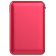 Φορτιστής Μπαταριά Power Bank 5000mAh με LED Ενδείξεις USB και ενσωματωμένο Μαύρο καλώδιο Χρώμα Κόκκινο 8866