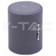 V-TAC Φορητό Ηχείο Bluetooth 5W Επαναφορτιζόμενο 1500mah Γκρι 7720