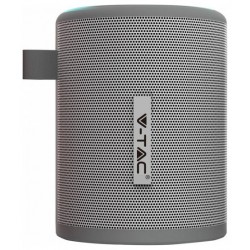 V-TAC Φορητό Ηχείο Bluetooth 5W Επαναφορτιζόμενο 1500mah Γκρι 7720