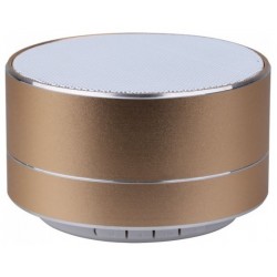 V-TAC Φορητό Μίνι Ηχείο Bluetooth 3W Επαναφορτιζόμενο 400mAh Χρυσό 7714