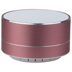 V-TAC Φορητό Μίνι Ηχείο Bluetooth 3W Επαναφορτιζόμενο 400mAh Ροζ Χαλκός 7715