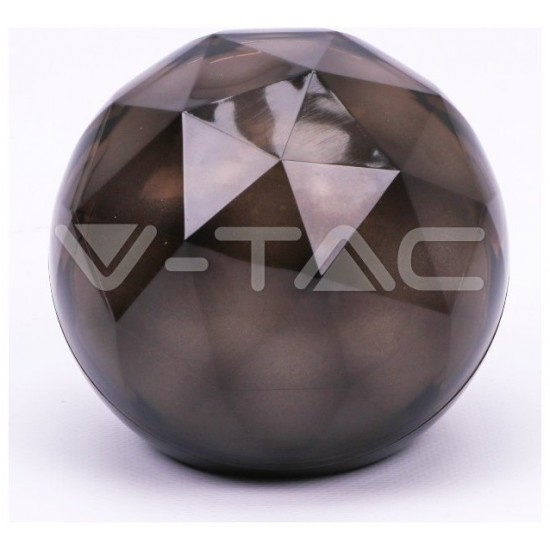 V-TAC Φορητό Μίνι Ηχείο Σφαίρα Bluetooth 3W Επαναφορτιζόμενο 1200mAh Crystal RGB LED 7722