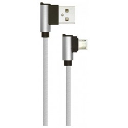 V-TAC Καλώδιο USB- Micro USB 1 μέτρο Γκρι Diamond Series 8636