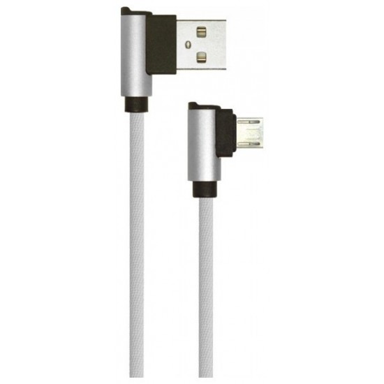 V-TAC Καλώδιο USB- Micro USB 1 μέτρο Γκρι Diamond Series 8636