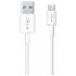 V-TAC Καλώδιο USB- Micro USB 1 μέτρο Λευκό Silver Series 8484
