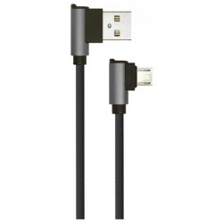 V-TAC Καλώδιο USB- Micro USB 1 μέτρο Μαύρο Diamond Series 8635