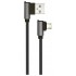V-TAC Καλώδιο USB- Micro USB 1 μέτρο Μαύρο Diamond Series 8635