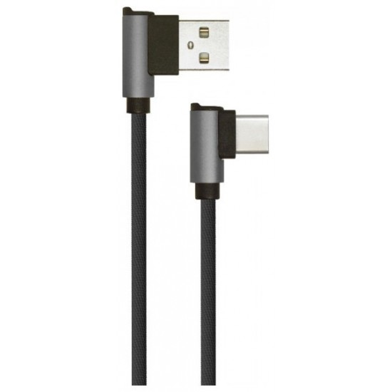 V-TAC Καλώδιο USB- TYPE C 1 μέτρο Μαύρο Diamond Series 8638