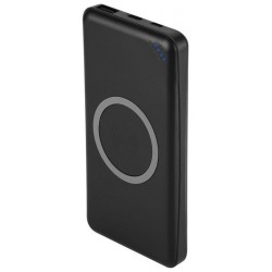 Φορτιστής Μπαταριά Power Bank 10000mAh με Ασύρματη Φόρτιση, 1 θύρα USB + TYPEC  Χρώμα Μαύρο 8909