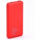 Power Bank Slim 10000mAh με  δύο Θύρες USB Χρώμα Κόκκινο 8899
