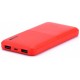 Power Bank Slim 10000mAh με  δύο Θύρες USB Χρώμα Κόκκινο 8899