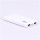 Φορτιστής Μπαταριά Power Bank Slim 10000mAh με  δύο Θύρες USB Χρώμα Λευκό 8898